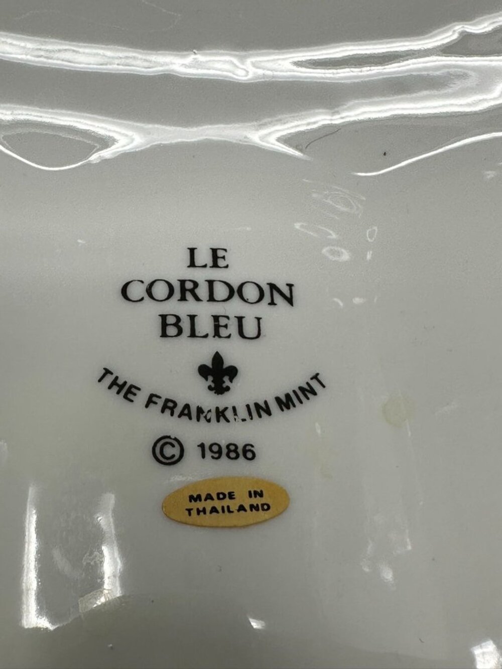 LE CORDON BLEU RABBITS Porcelain Mold Wall Decor Kitchenware Home Franklin Mint - Picture 7 of 7